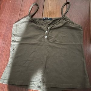 Brandy Melville brown camisole so cute discontinued